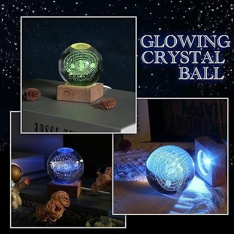 3D Crystal Lamp Ball β A Magical Glow for Every Space