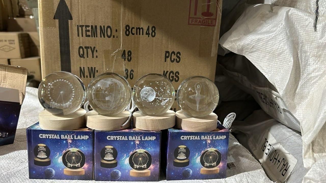 3D Crystal Lamp Ball β A Magical Glow for Every Space