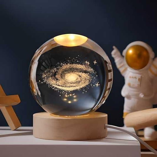 3D Crystal Lamp Ball – A Magical Glow for Every Space