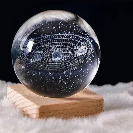 3D Crystal Lamp Ball – A Magical Glow for Every Space